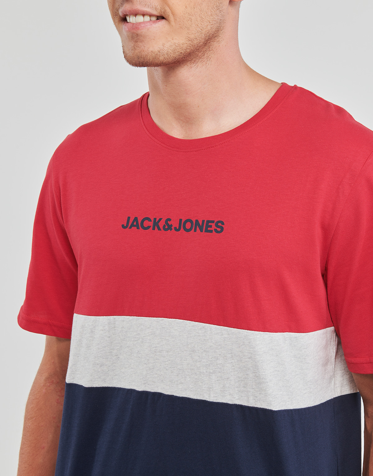 Jack & Jones Multicolore JJEREID BLOCKING TEE SS ugwjIQP4