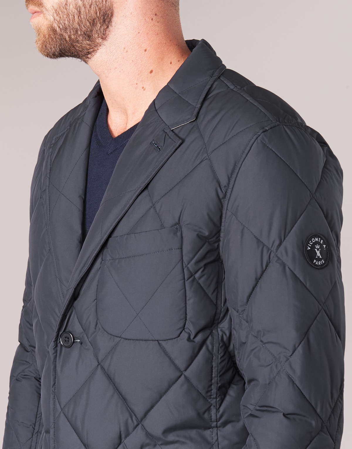 Vicomte A. Marine ODIN QUILTED BLAZER yLfBFOVD